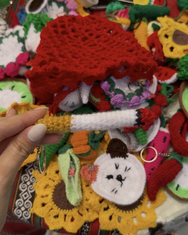 Crochet — the finished result