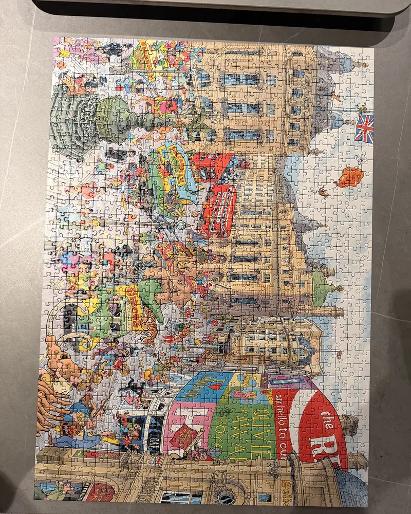Puzzles — the finished result